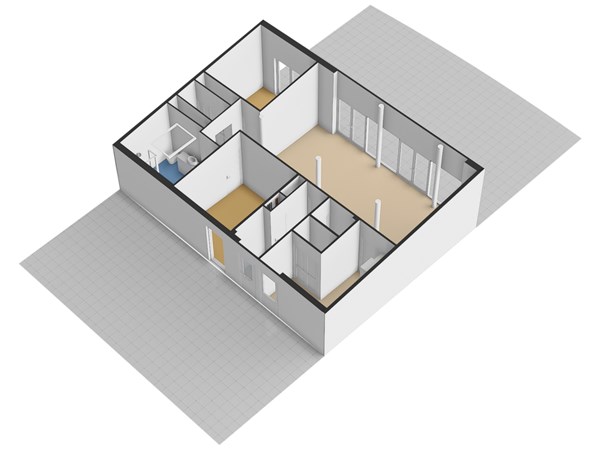 Floorplan - Oeverwalhof 25, 1349 JE Almere